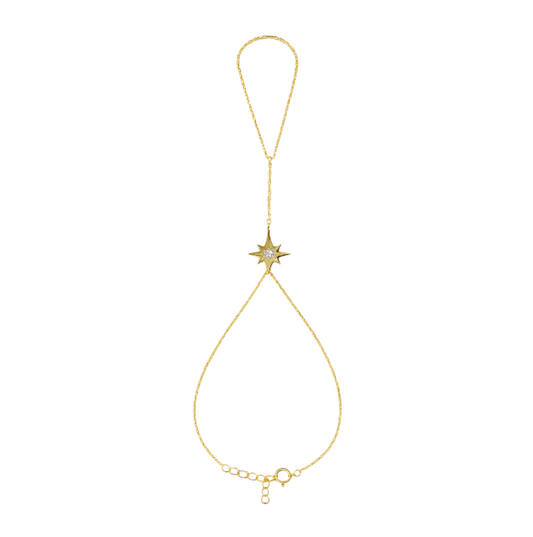 Bold North Star Handchain