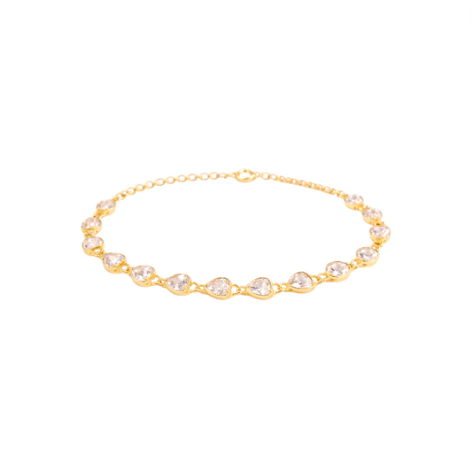 Icy Hearts Bracelet