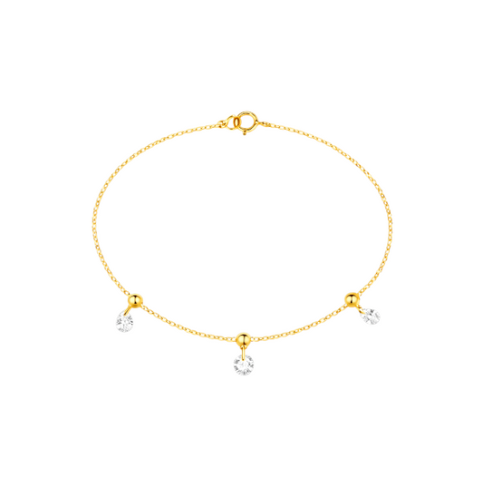 Dangling Crystals Bracelet