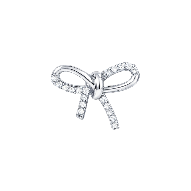 Pavé Bold Bow Stud Earrings