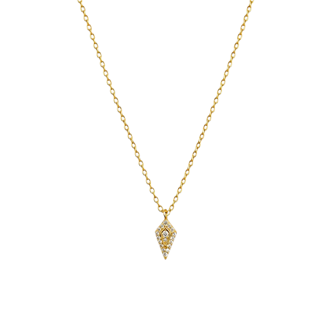 Pavé Rhombus Necklace