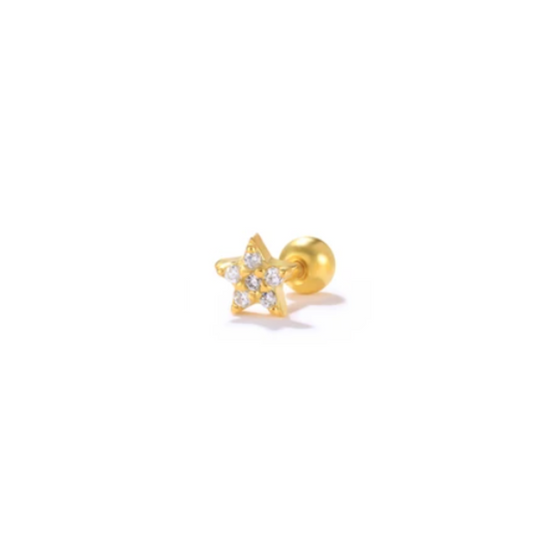 Mini Pavé Star Stud