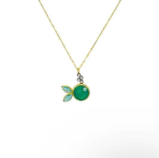 Pearls Marine Fish Necklace