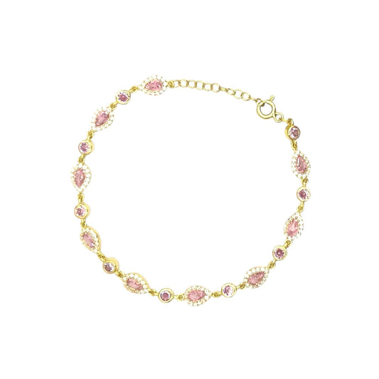Mutli Pears Circles Bracelet