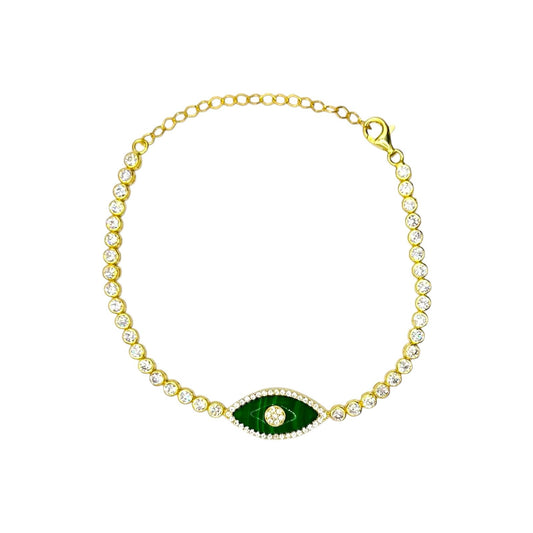 Evil Eye Crystals Bracelet