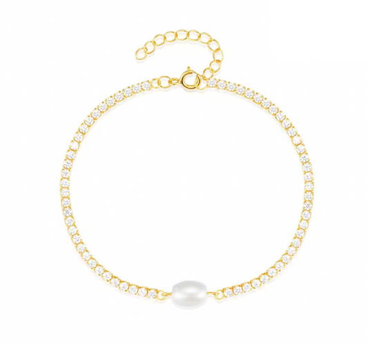 Pearl Tennis Bracelet