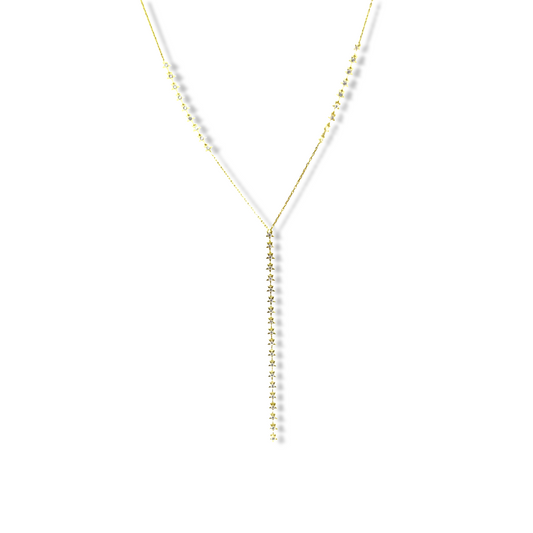 Multi Shining Stars Lariat Necklace