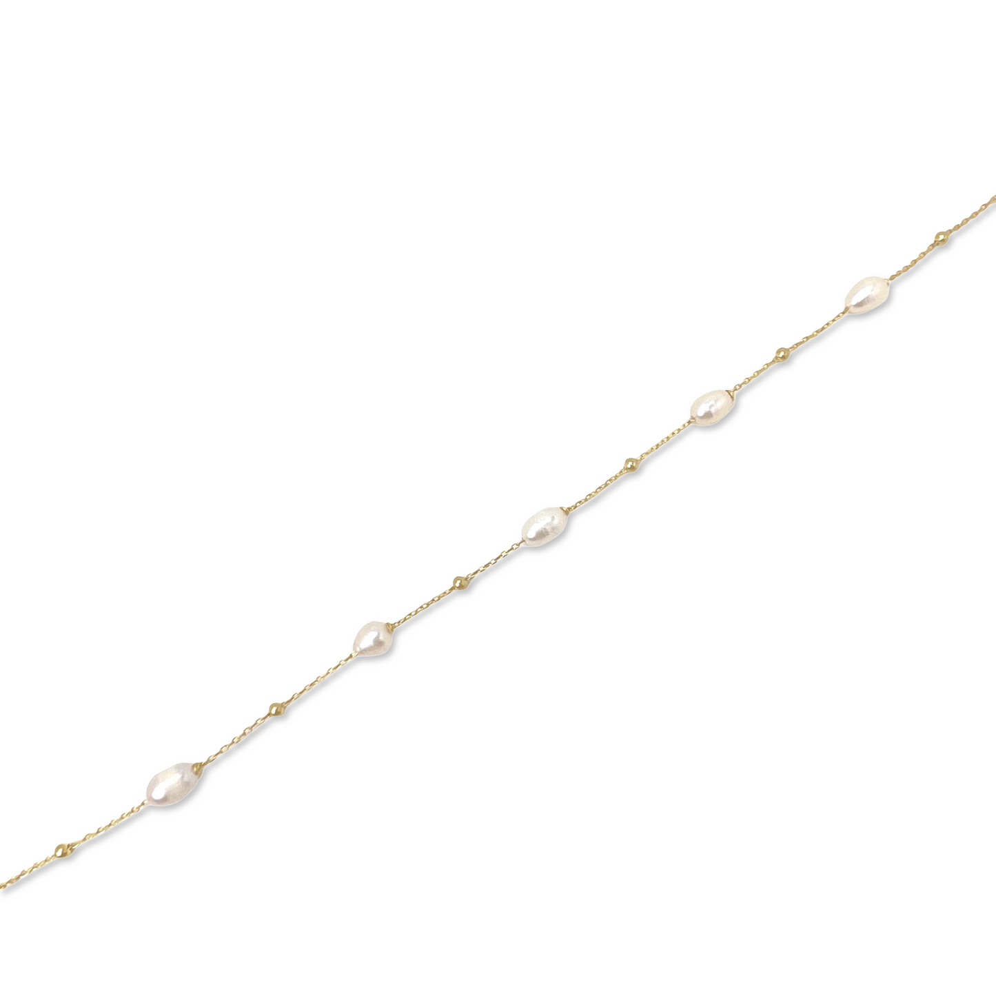 Pearls Circles Anklet