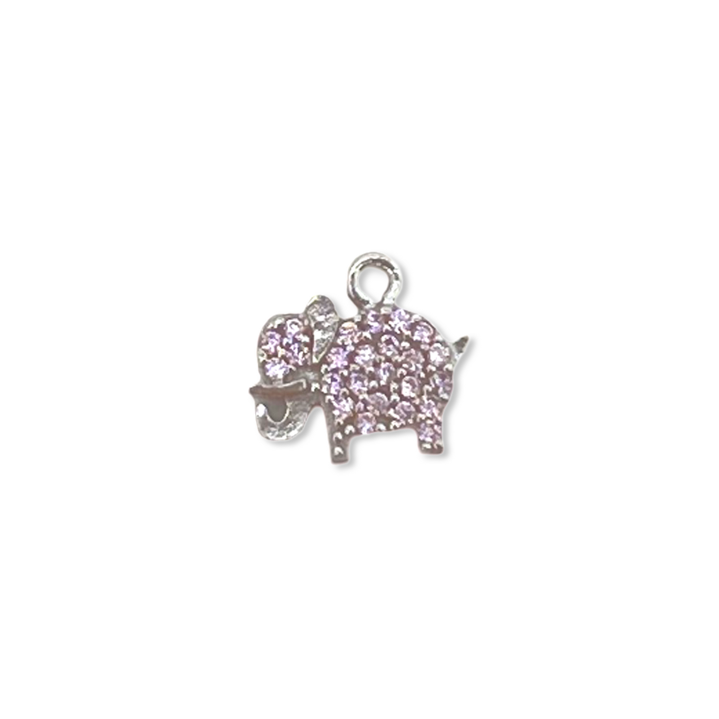 Pink Elephant Charm