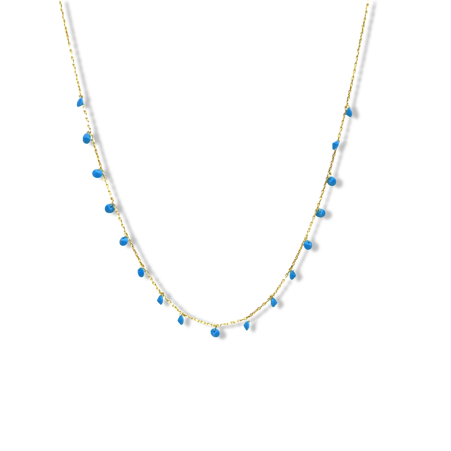 Dangling Multi Circles Necklace