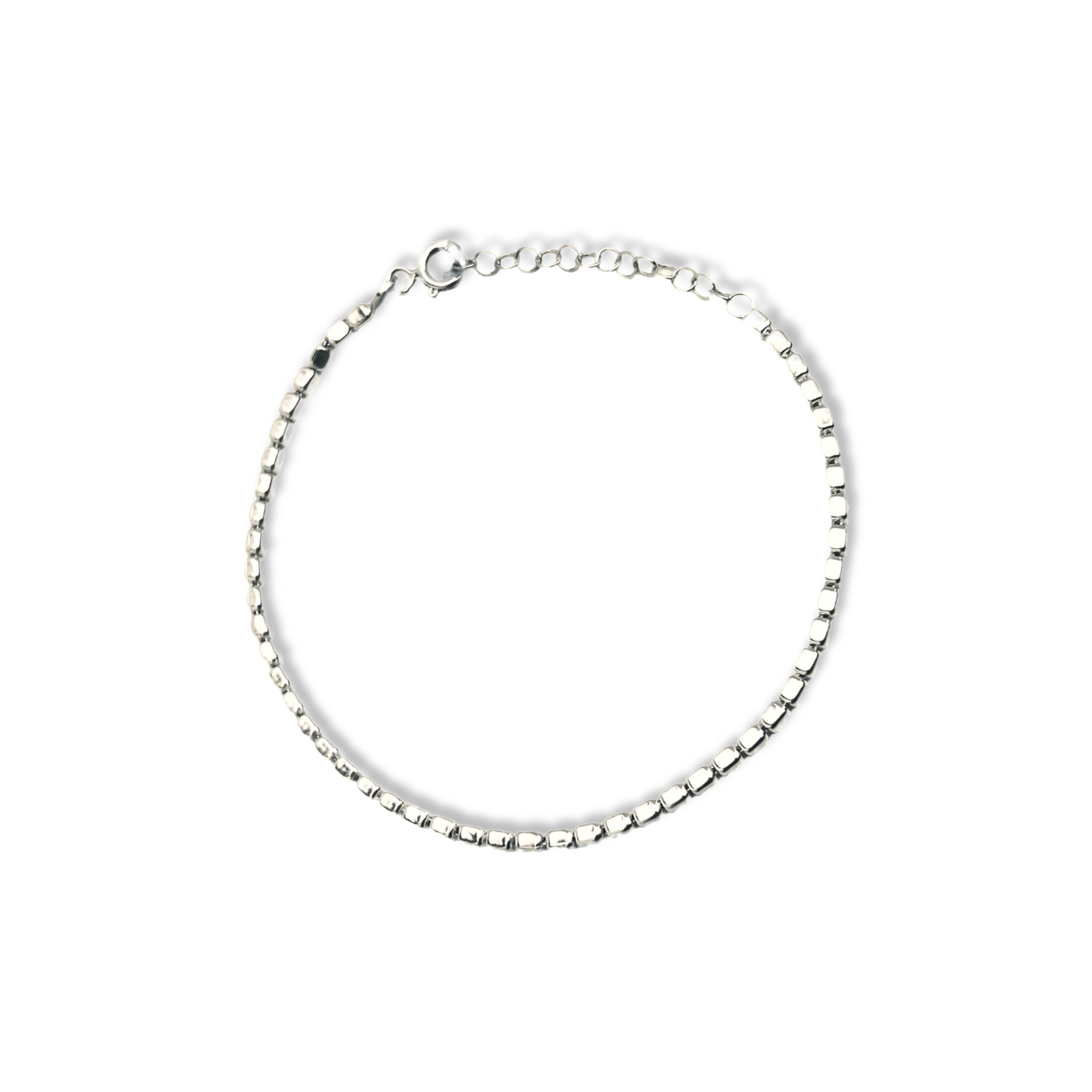 Linked Rectangles Chain Bracelet