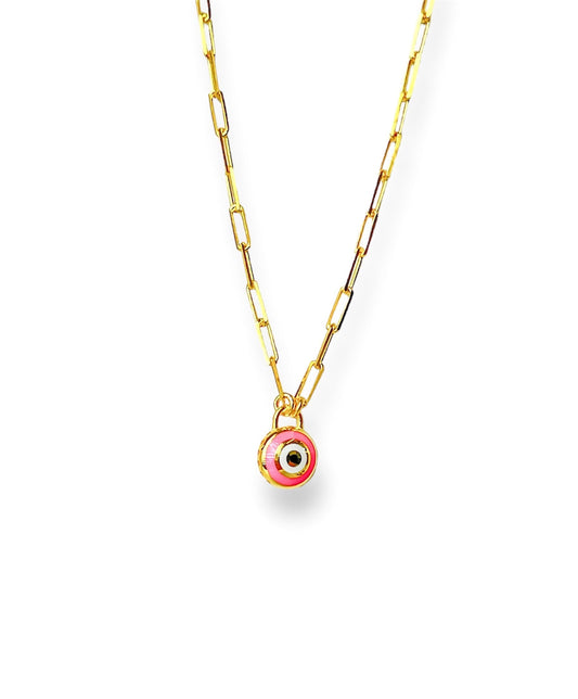 Evil Eye on Chain Necklace