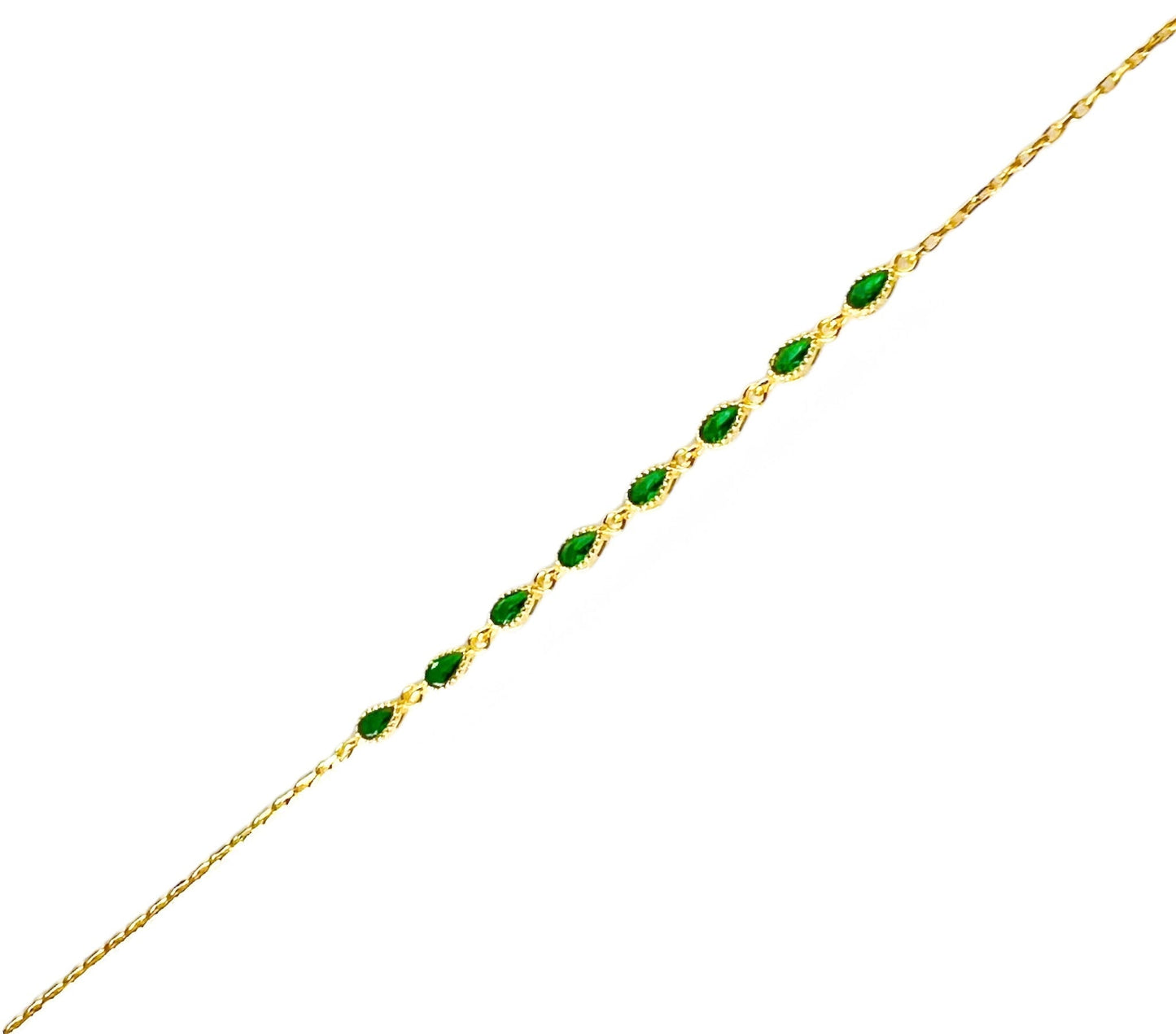 Multi Pears Anklet