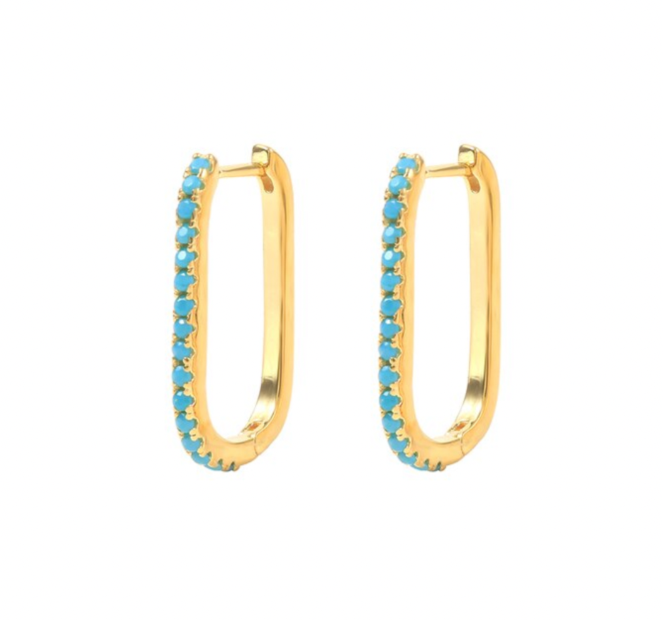 Thin Icon Pavé Hoops