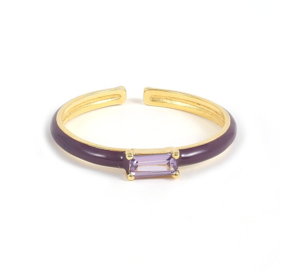 Cocktail Baguette Ring