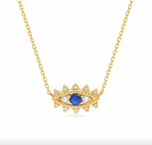 Spiked Eye Necklace