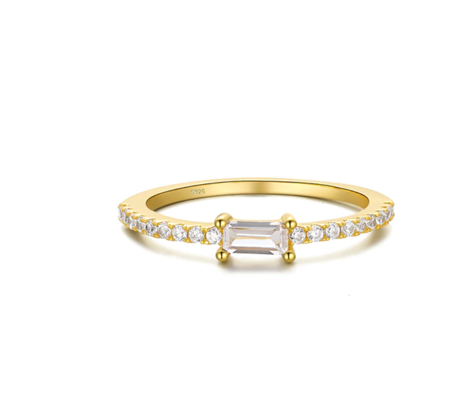 Baguette Pavé Ring