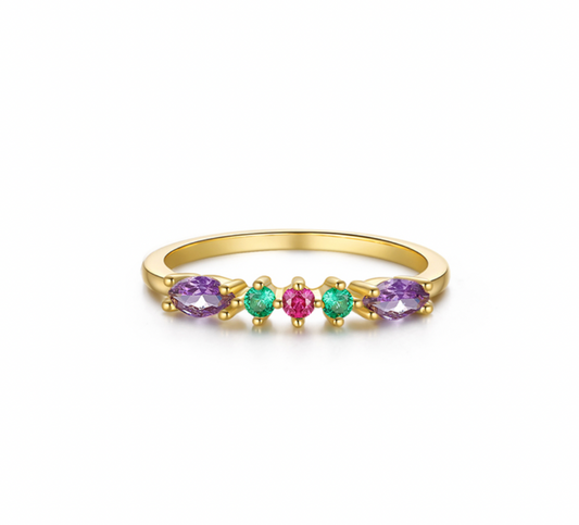 Colorful Deco Ring