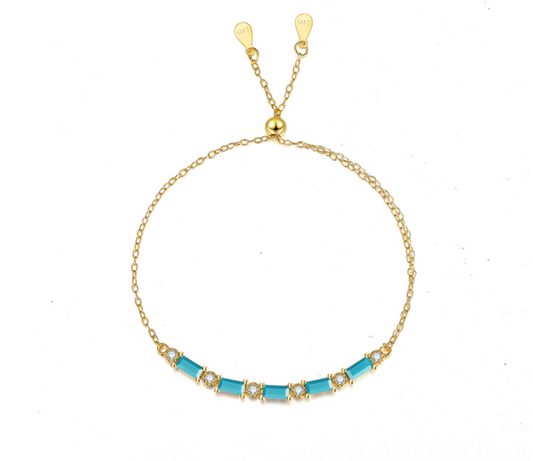 Turquoise Baguettes Bracelet