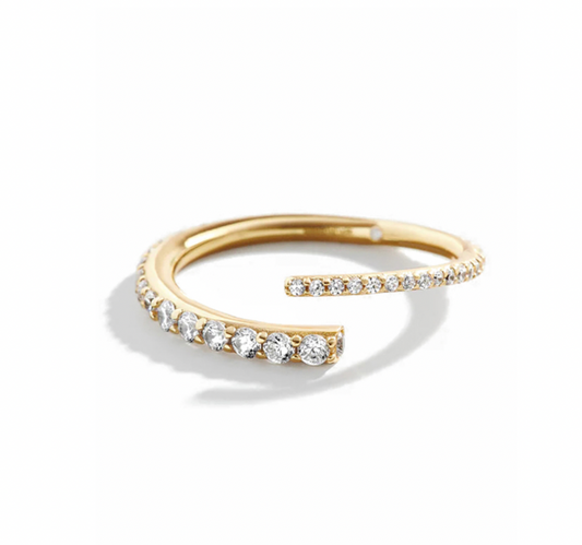 Pavé Twist Ring