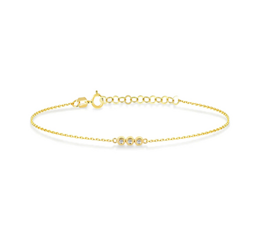 Triple Stones Bracelet