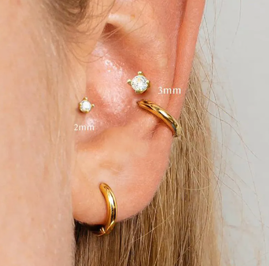 Circle Stud Earring