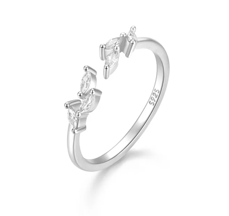 Open Leaves Ring