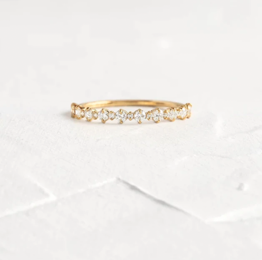 Multi Circles Sparkles Ring