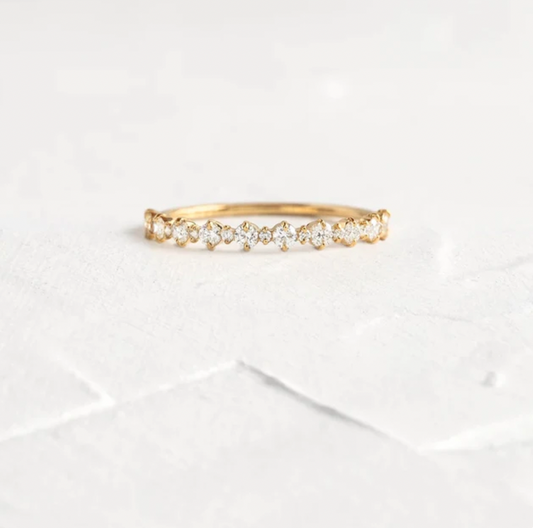 Multi Circles Sparkles Ring