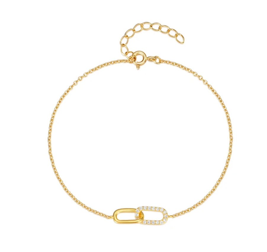 Linked Pavé Bold Bracelet