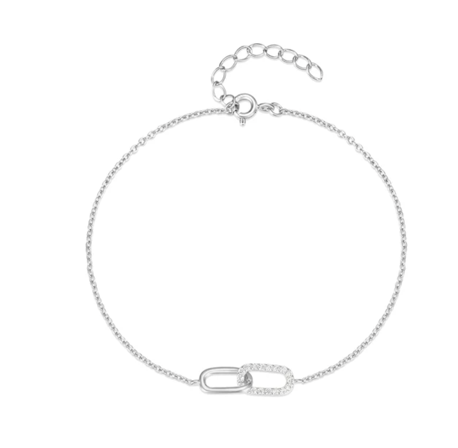 Linked Pavé Bold Bracelet